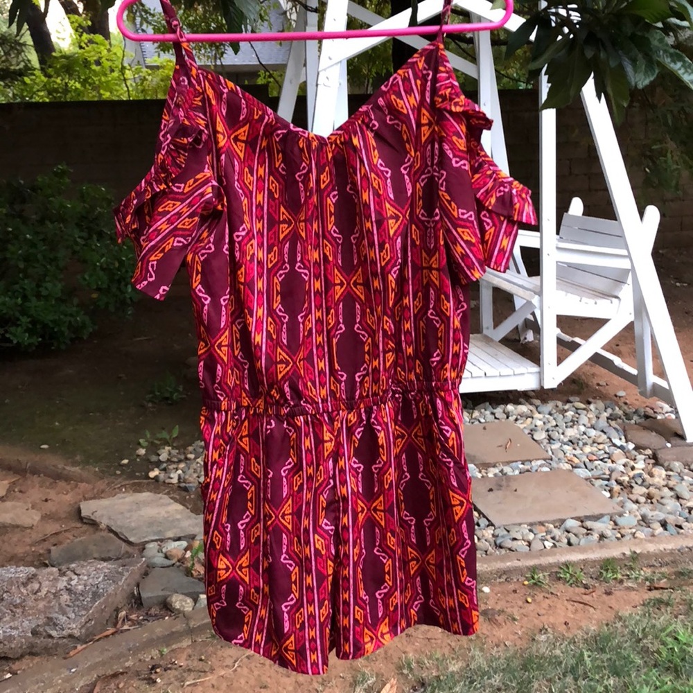 Maroon romper